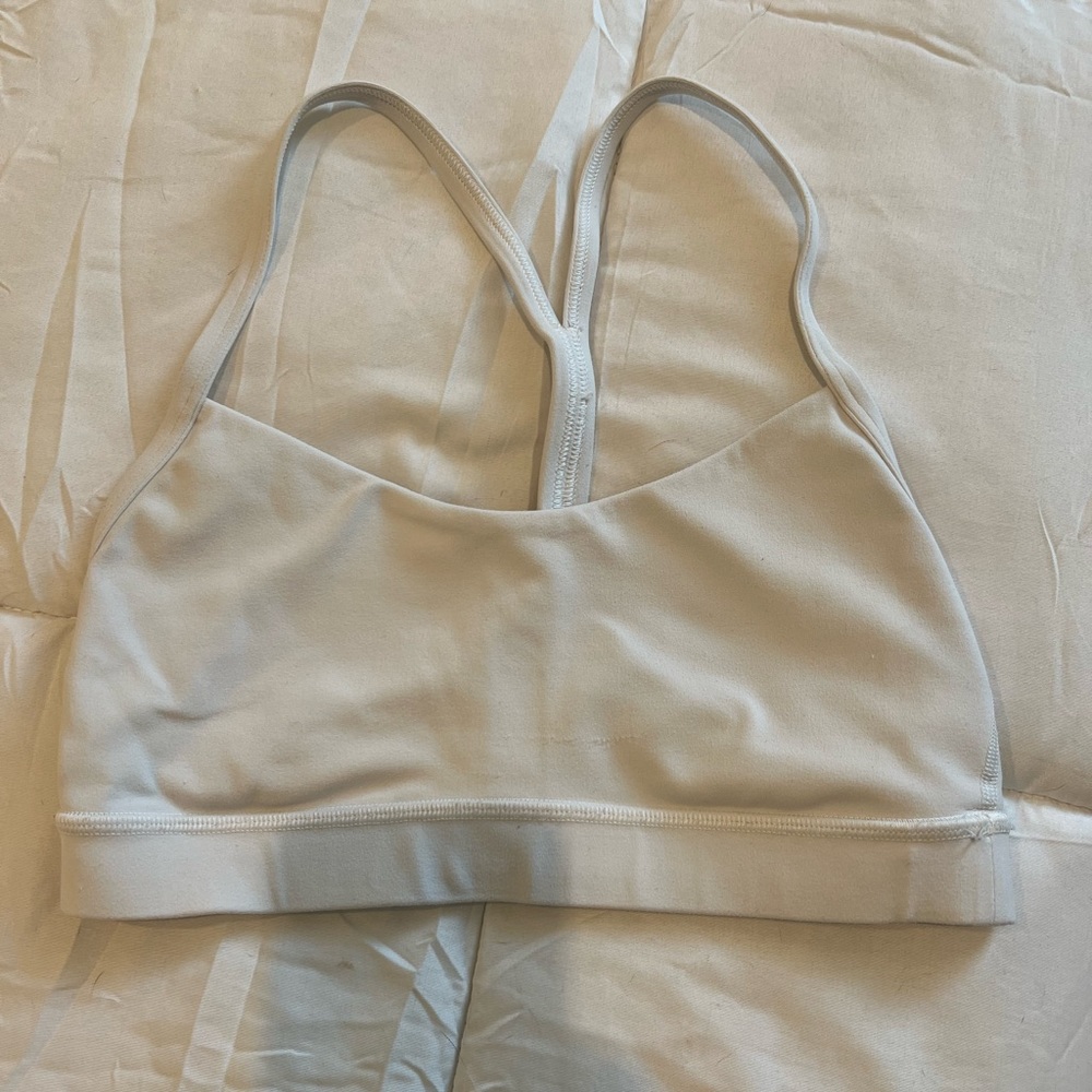Lululemon Y bra, white, no pads